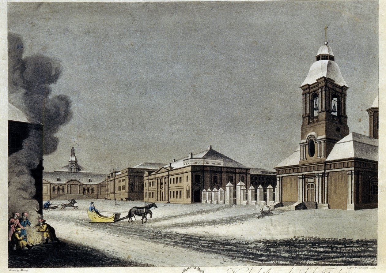 Das Arsenal und die Kanonengießerei in Petersburg von Matthew Dubourg