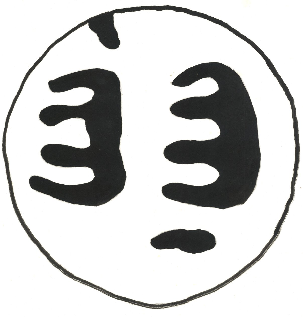 Aus der Serie Glyphes 13, 2017 von Matthew Hilton