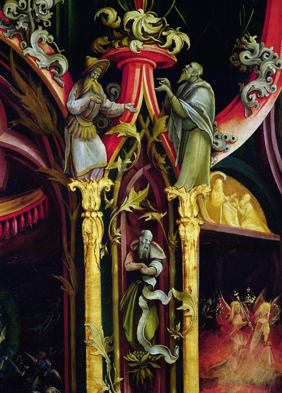 Detail vom Isenheimer Altar, Außenflügel, Konzert der Engel, ca. 1512-16 von Matthias Grünewald