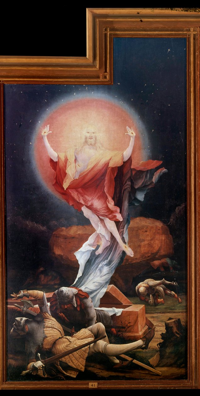 Isenheimer Altar: „Die Auferstehung“ von Matthias (c.1480 1528) Grunewald