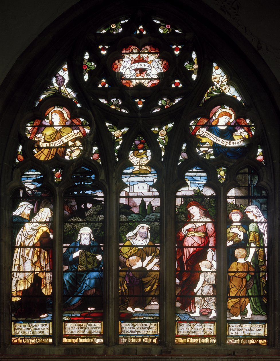 Die tugendhafte Frau, Heilige Dreifaltigkeit, Leamington Spa, Cottier & Co von Matthijs Maris