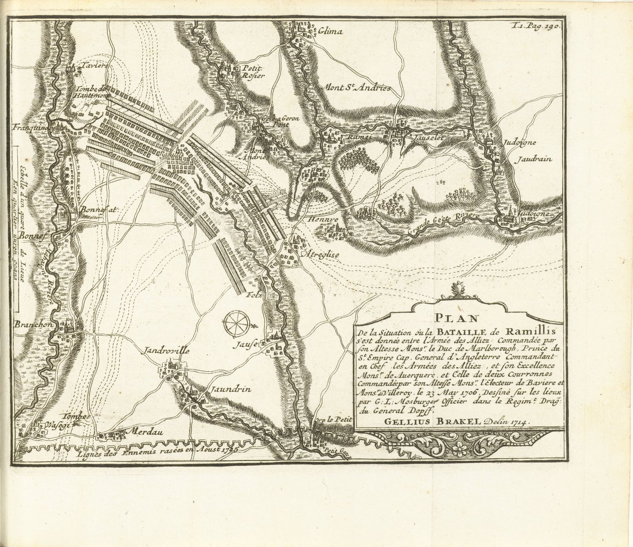 Schlacht bei Ramillies, 1706 von Matthijs Pool (possibly)
