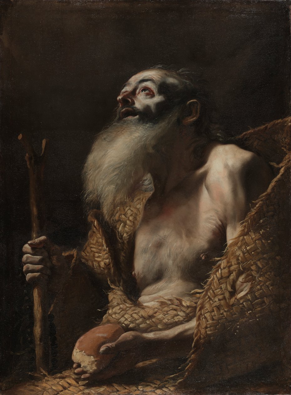 Heiliger Paulus der Einsiedler von Mattia (1613 99) Preti