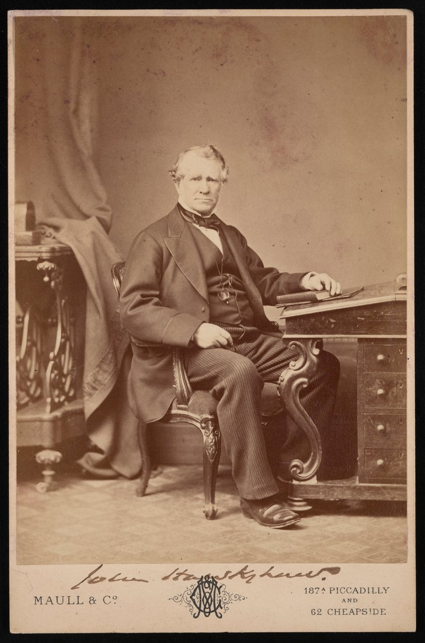 Porträt von John Hawkshaw 1811-1891, vor 1876 von Maull and Co