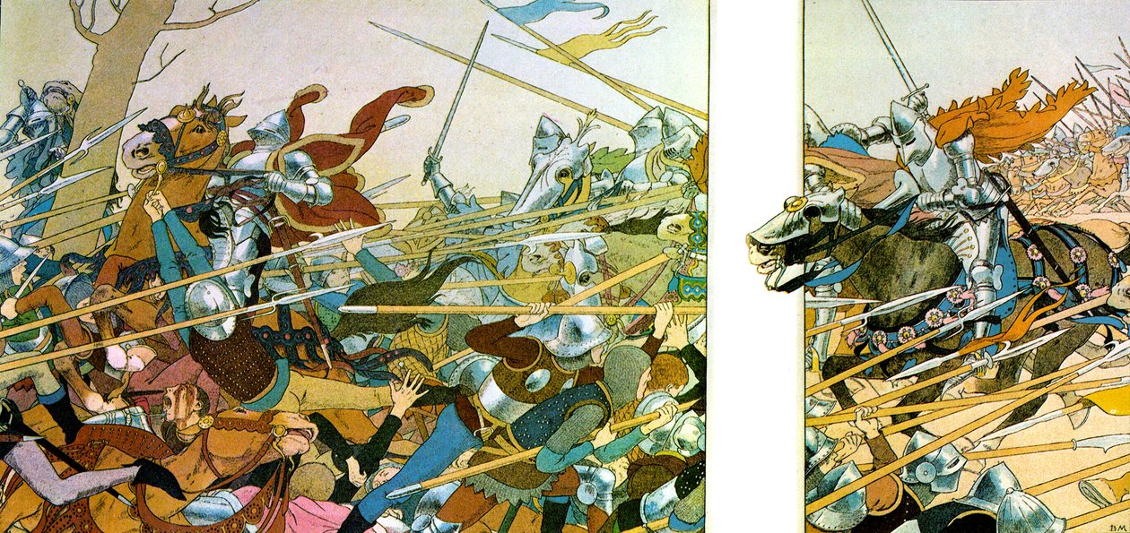 Illustration zum Buch La Vie de Jeanne d’Arc von Maurice Boutet de Monvel