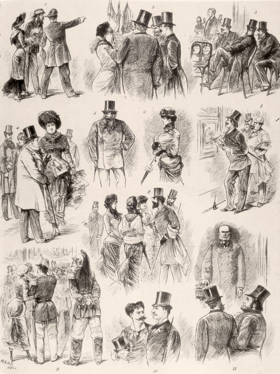 Eröffnung des Salons de Paris, 1880 von Maurice Charles Mathieu Bonvoisin