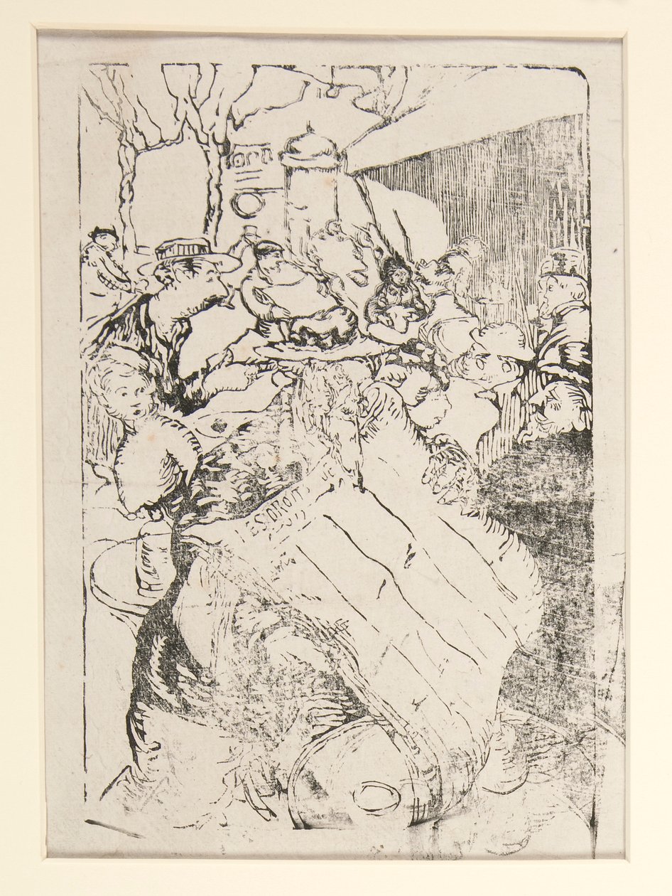 Les camelots de la Pensee, Les Boulevards, S. 45 von Maurice Delcourt