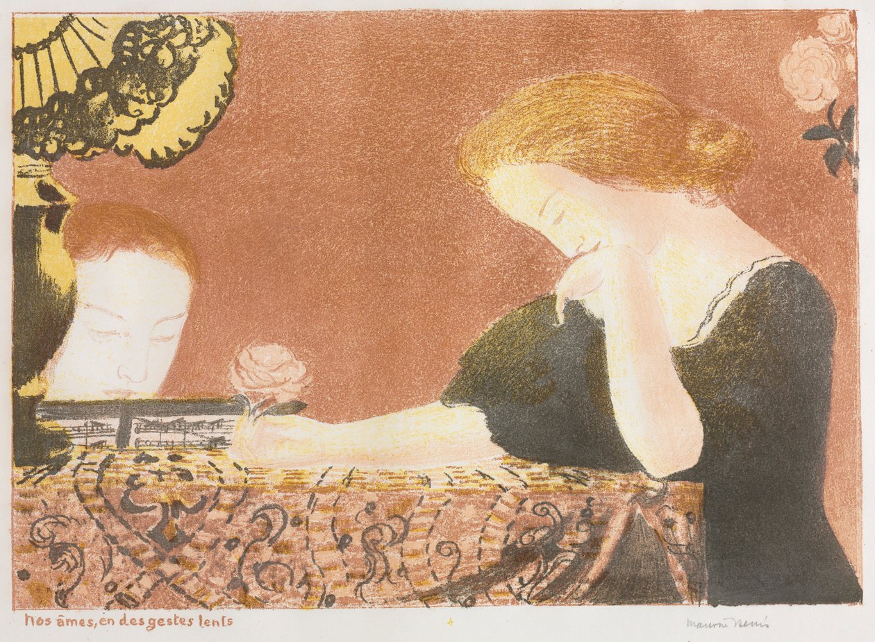 Liebe: Unsere Seelen, in leichten Gesten, 1892-1898 veröffentlicht 1911 von Maurice Denis