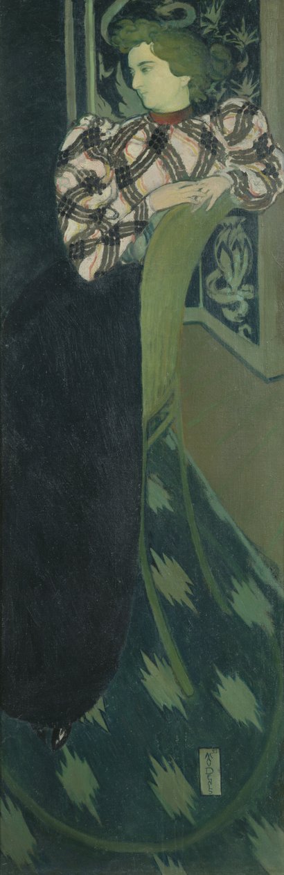 Porträt von Madame Ranson in Grün, 1893 von Maurice Denis