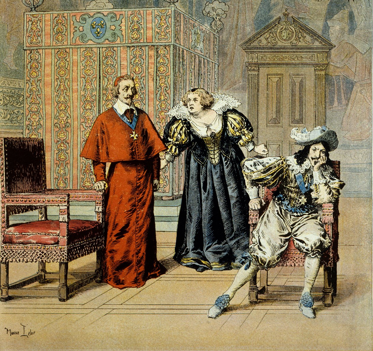 Geschichte Frankreichs: Journee des Dupes: Kardinal de Richelieu von Maurice Leloir