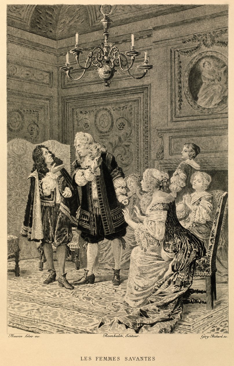 Molières Gelehrte Frauen von Maurice Leloir