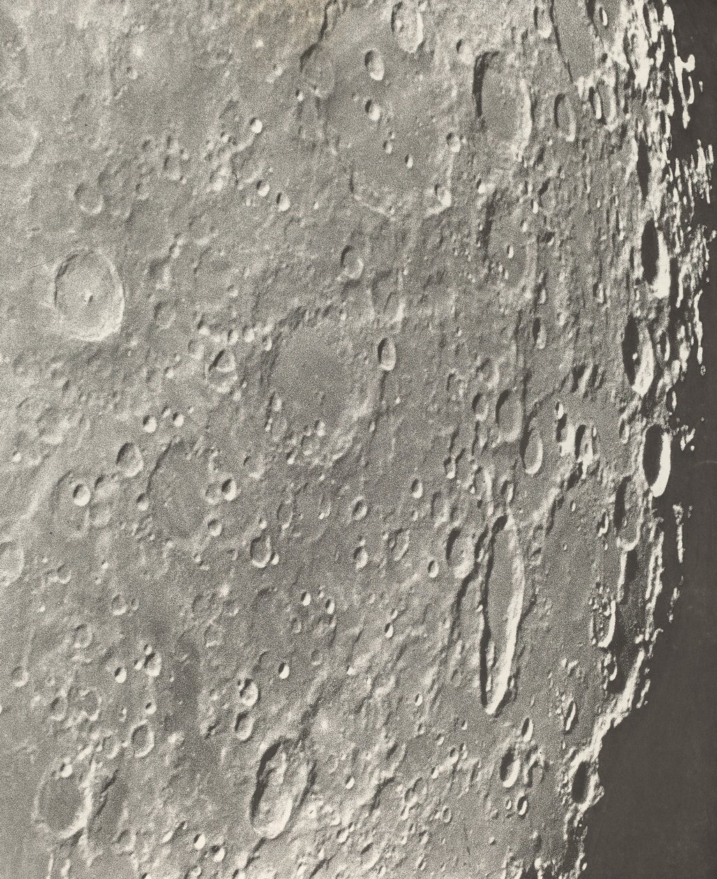 Mondfotografie Blancanus - Tycho - Schiller von Maurice Loewy