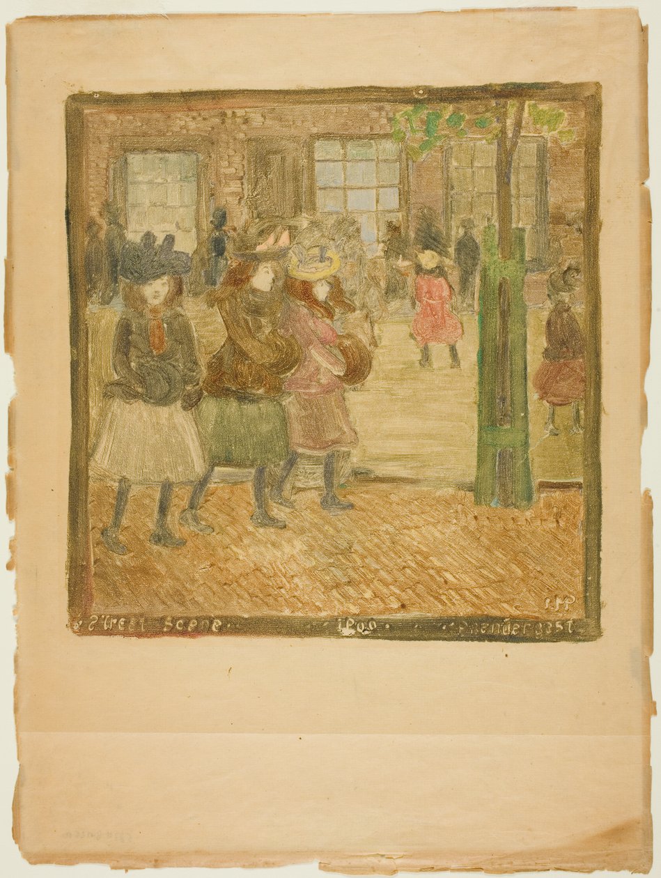 Straßenszene von Maurice Prendergast