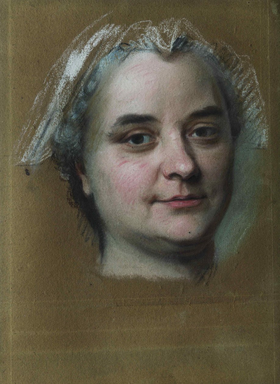 Porträt von Madame Pèlerin von Maurice Quentin de La Tour