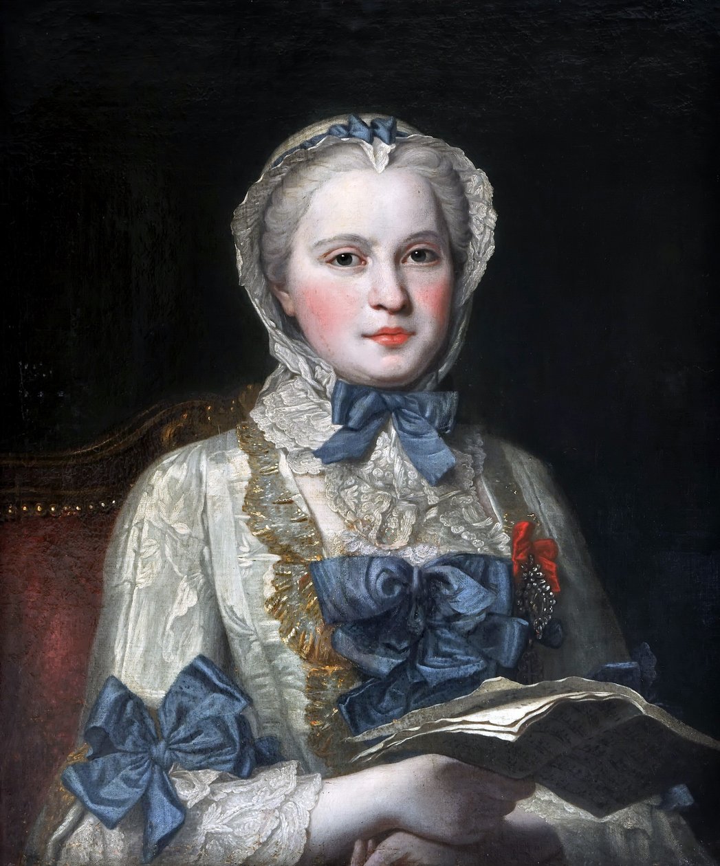 Porträt von Prinzessin Maria Josepha von Sachsen 1731-1767 von Maurice-Quentin de La Tour