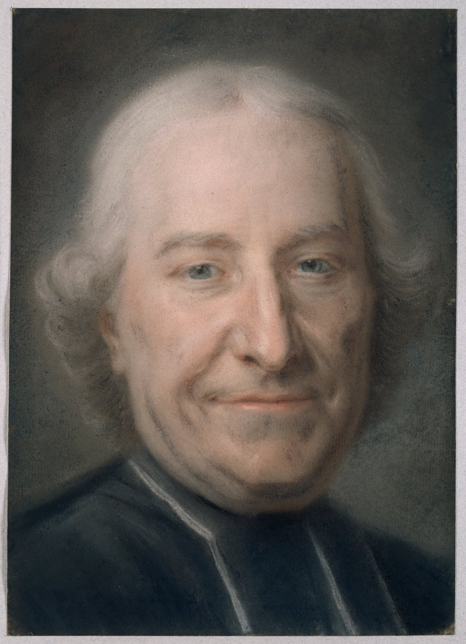Porträt von Claude Charles Deschamps von Maurice Quentin de Latour
