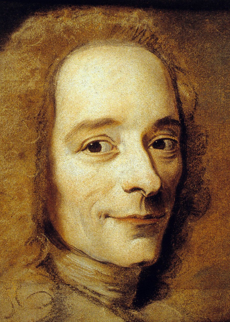 Francois Marie Arouet alias Voltaire (Pastell auf Papier) von Maurice Quentin de La Tour