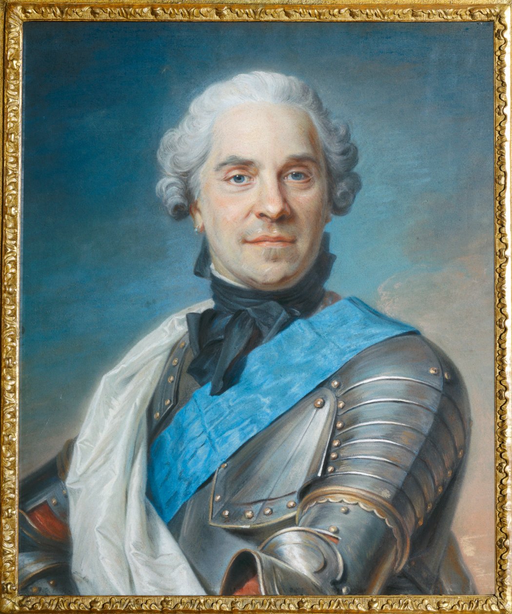 Maurice de Saxe, Marschall von Frankreich von Maurice Quentin de La Tour