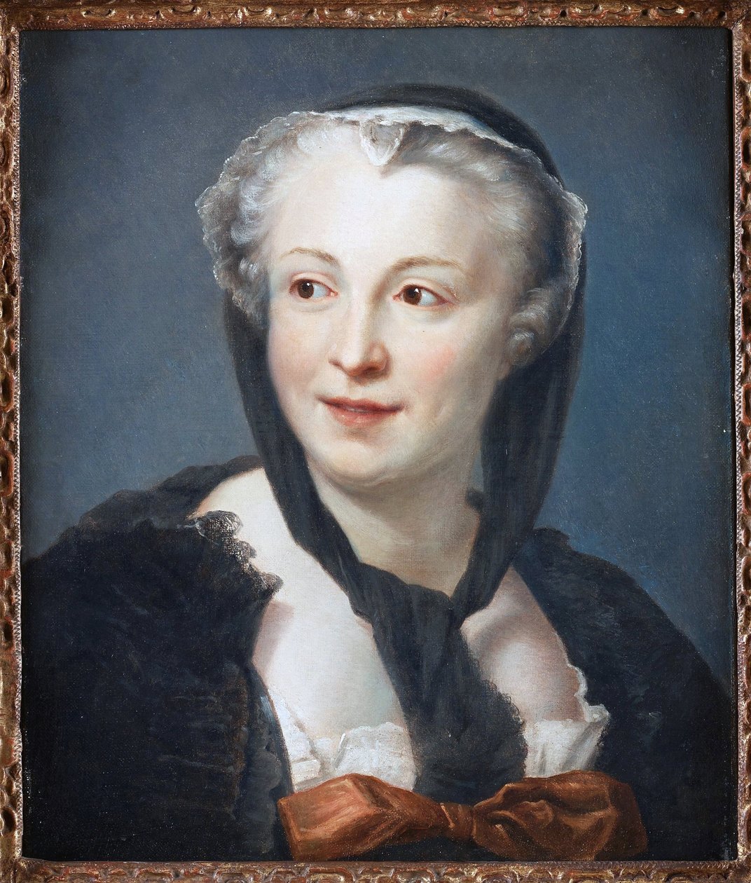 Porträt der Schriftstellerin Francoise de Graffigny von Maurice Quentin de La Tour