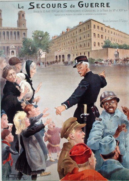 Das Kriegsentlastungshauptquartier im alten Saint-Sulpice-Seminar von Maurice Romberg