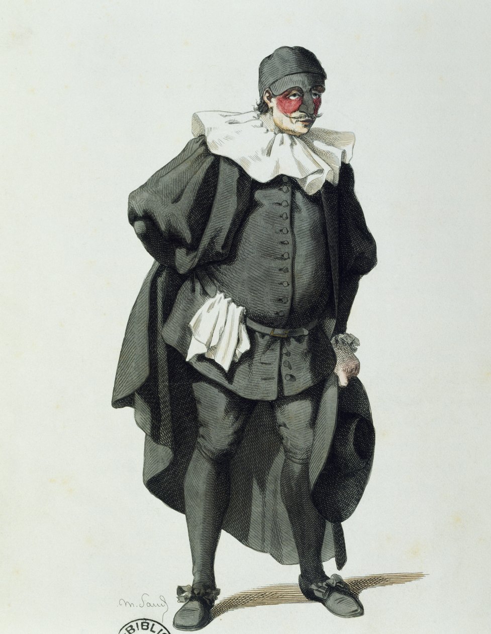 Dottor Balanzone im Jahr 1653 von Maurice Sand