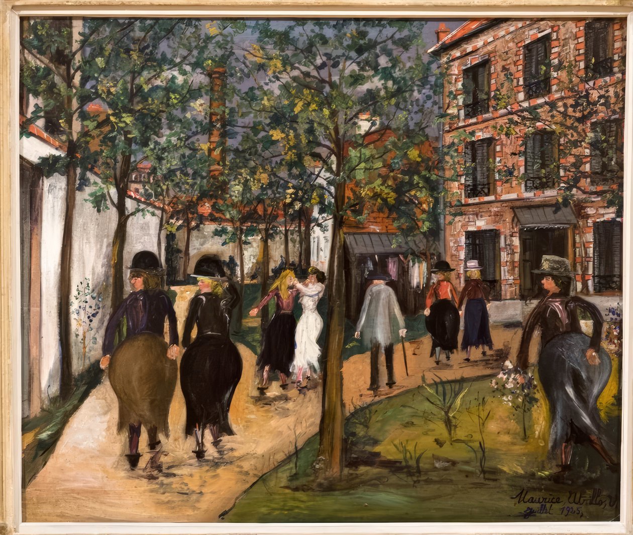 Belgrad / Nationalmuseum von Serbien / Das Asyl von Maurice Utrillo von Maurice Utrillo