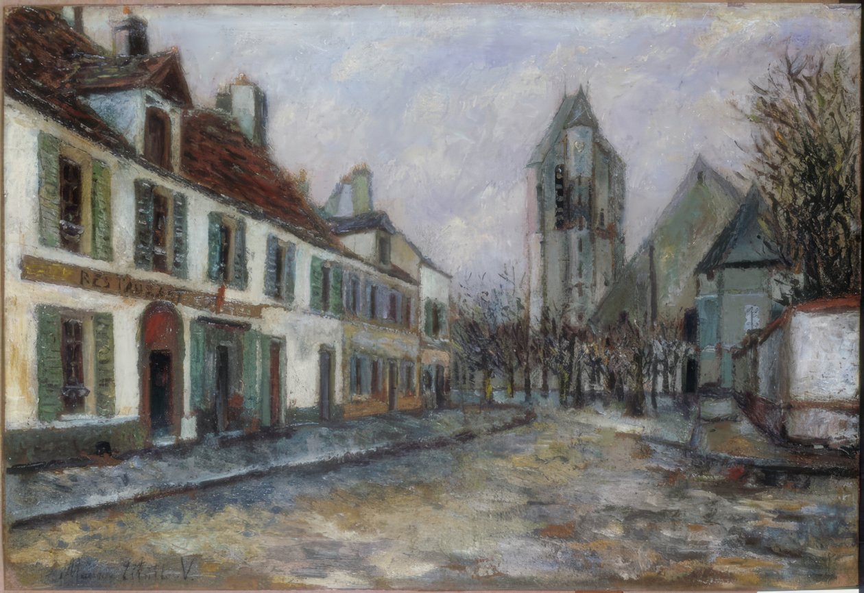 Dorfplatz von Maurice Utrillo
