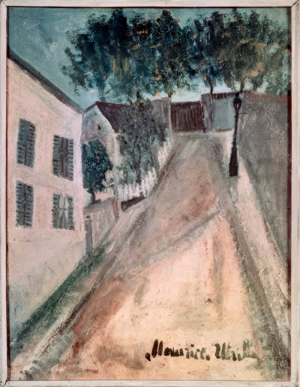 Die Rue Saint-Vincent von Maurice Utrillo