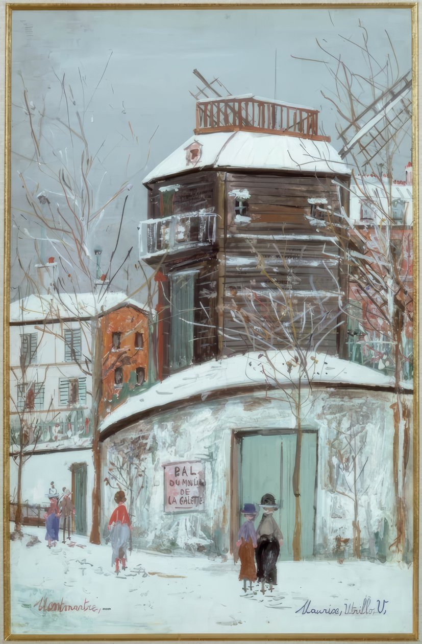 Le Moulin de la Galette von Maurice Utrillo