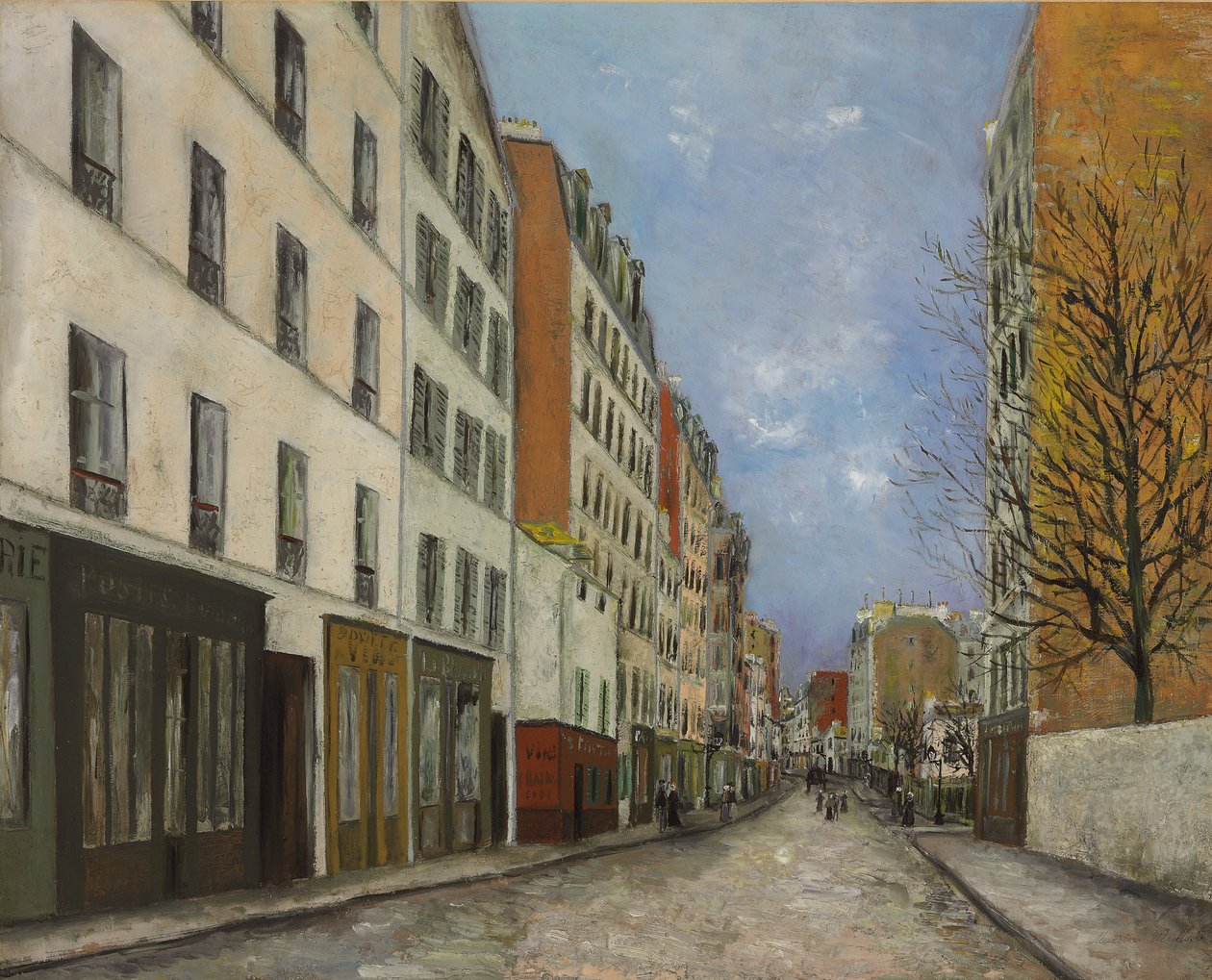 Marcadet Straße, Montmartre von Maurice Utrillo