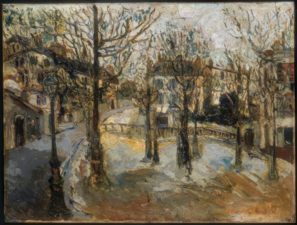 Place Ravignan von Maurice Utrillo