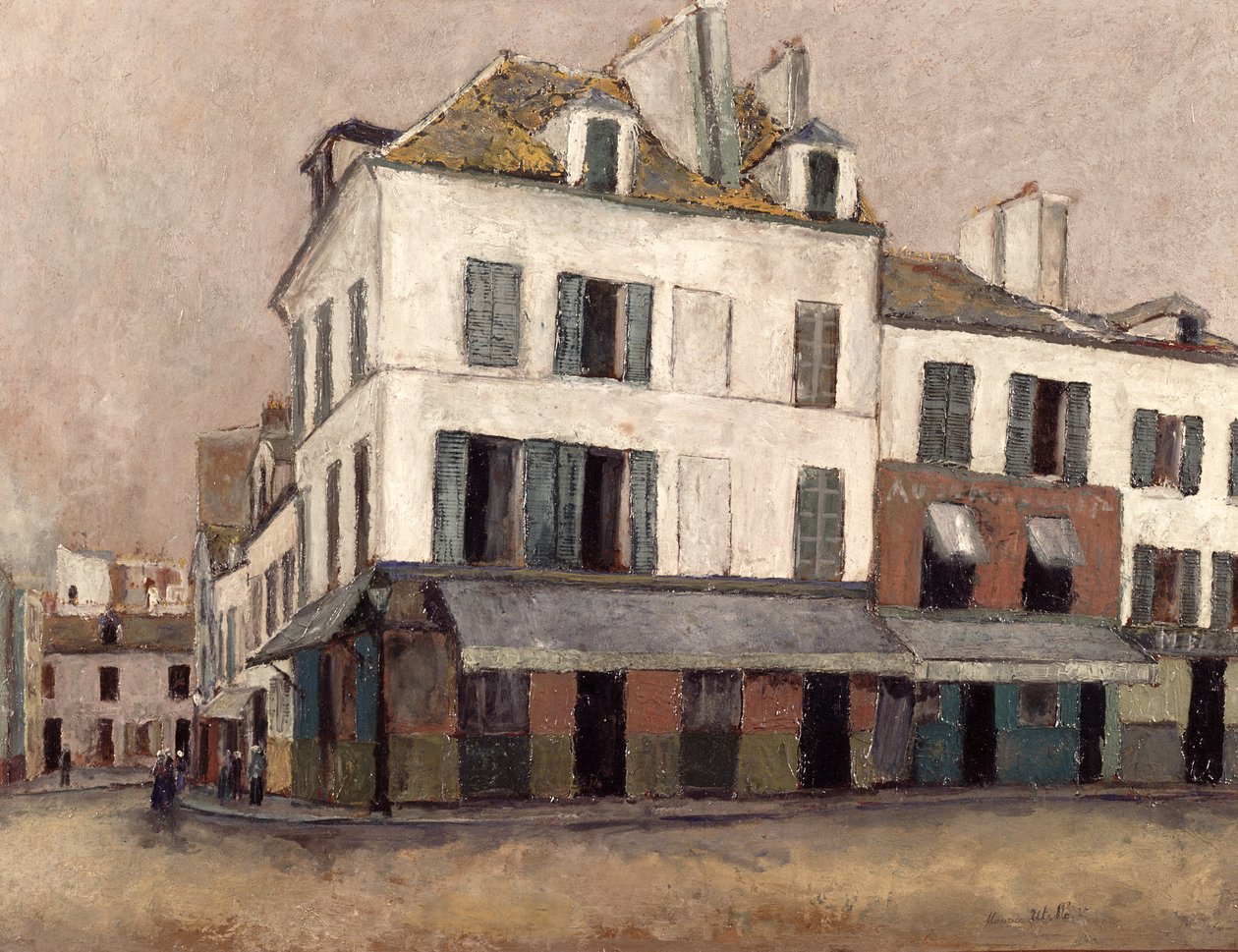 Place du Tertre in Montmartre von Maurice Utrillo