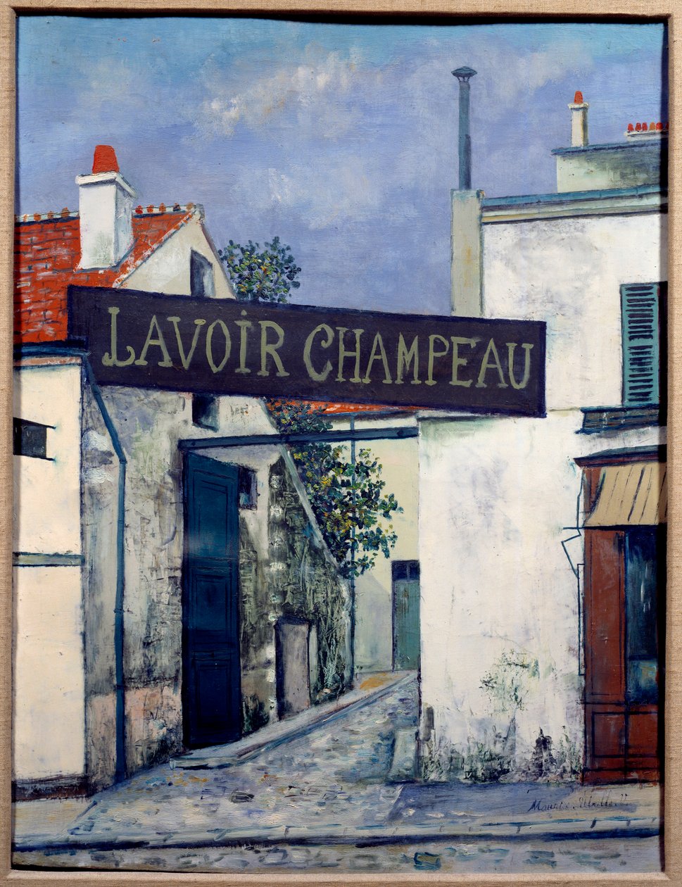 Das Champeau Waschhaus, 20. Jahrhundert von Maurice Utrillo