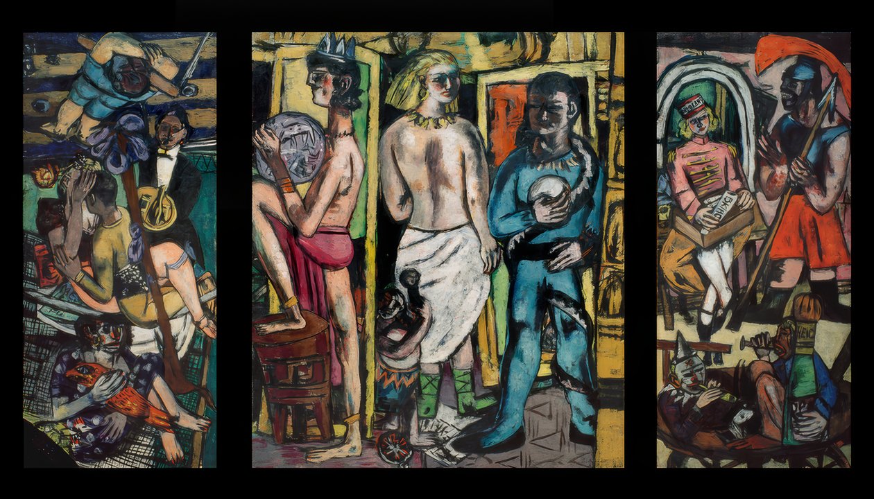 Akrobaten von Max Beckmann