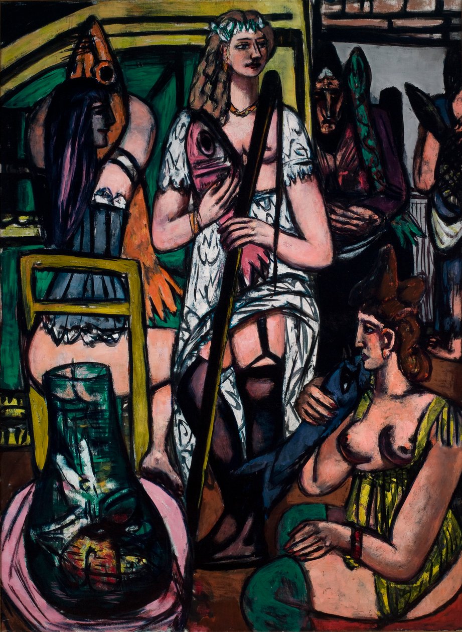 Großes Frauenbild. Fischerinnen von Max Beckmann