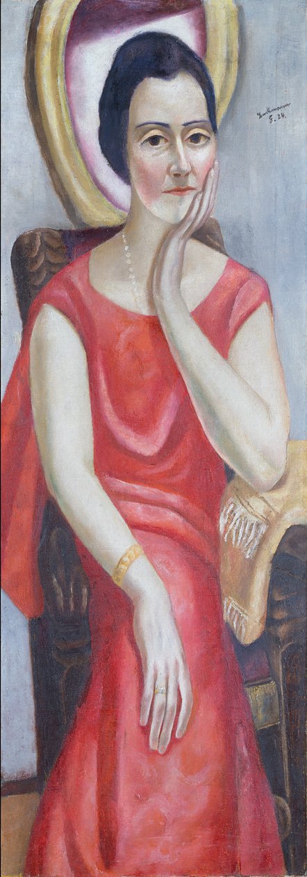 Porträt von Käthe von Porada von Max Beckmann