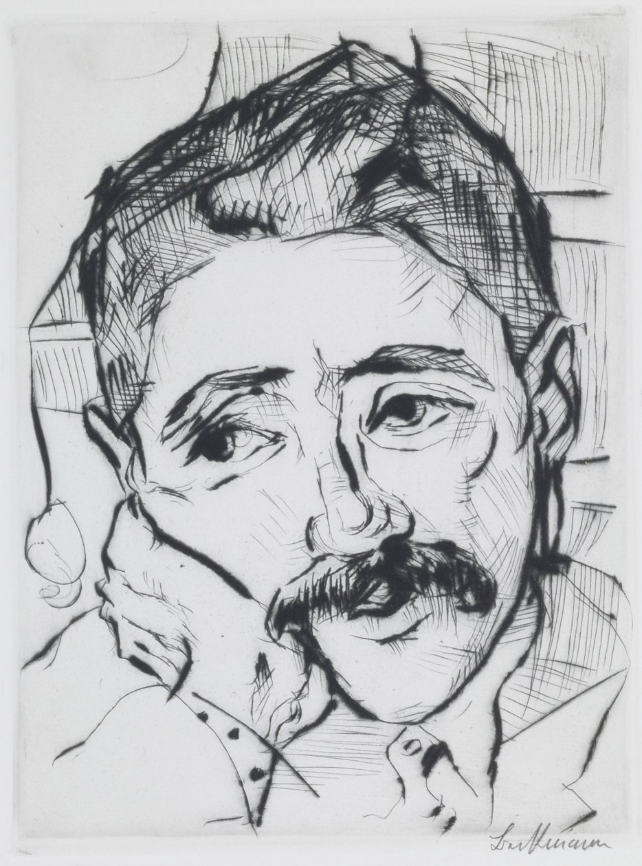 Porträt von Walter Carl von Max Beckmann