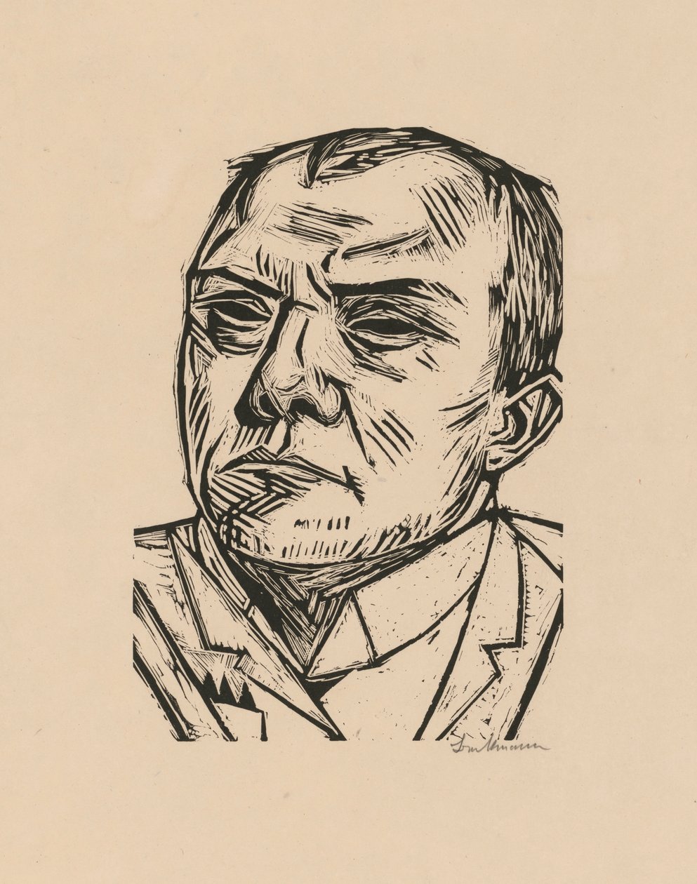 Selbstbildnis von Max Beckmann