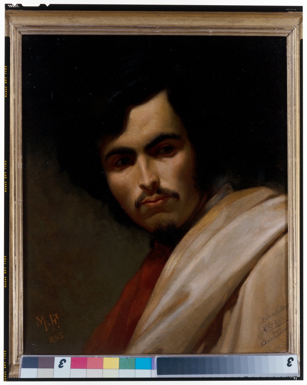 Porträt des Malers Nikolaus Gysis (1842-1901), Brustbild von Max Furst