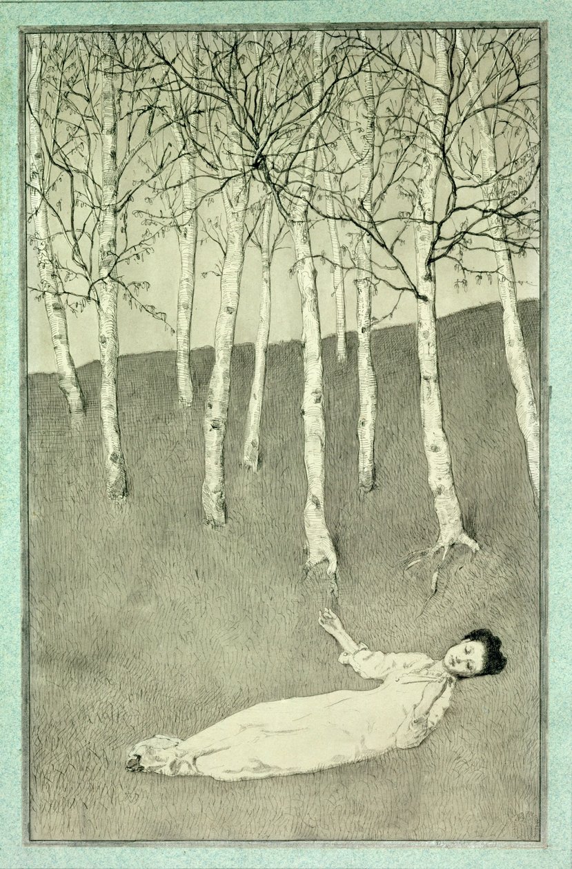 Früher Frühling von Max Klinger