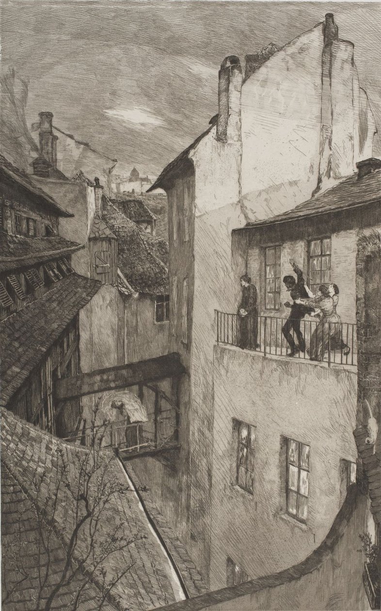 Eine Mutter I, aus Dramen Opus IX von Max Klinger