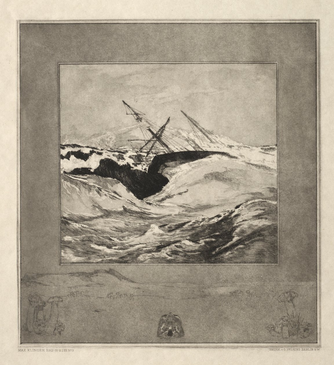 Vom Tode I, (Opus II, 1889) Nr. 3 von Max Klinger