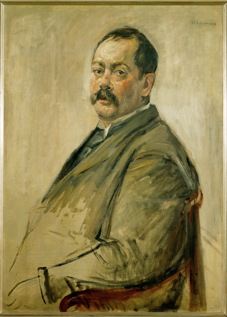 Porträt des Malers Lovis Corinth von Max Liebermann