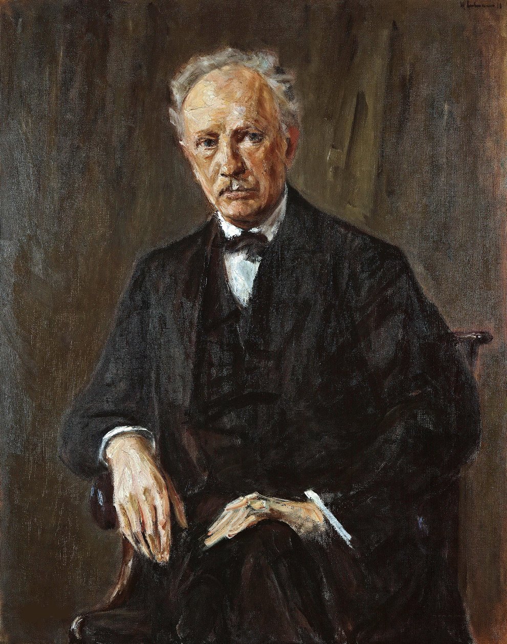 Porträt des Komponisten Richard Georg Strauss von Max Liebermann