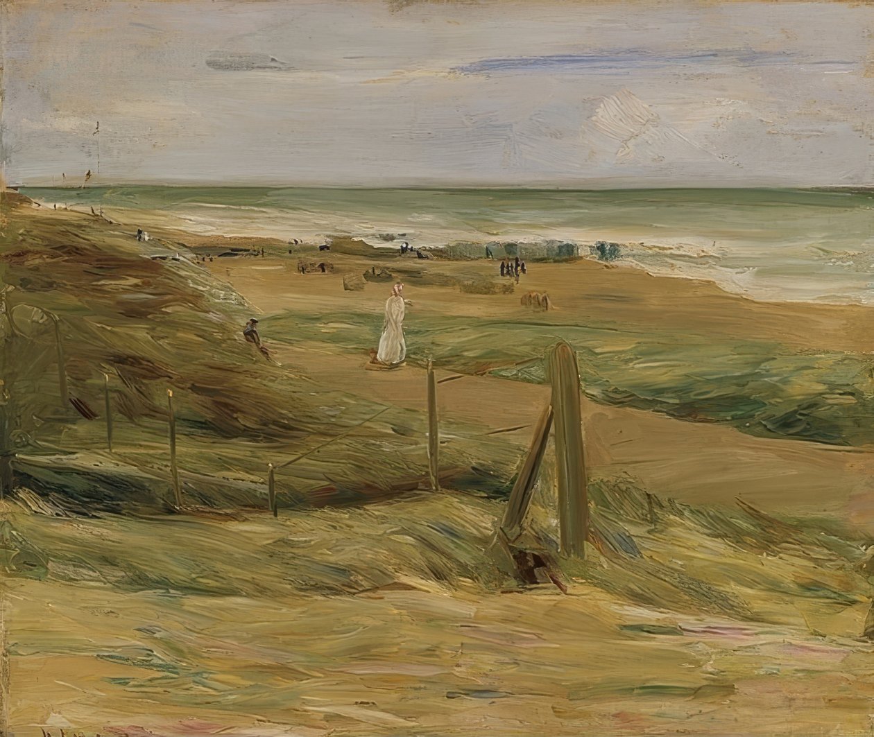 Promenade in den Dünen bei Noordwijk von Max Liebermann