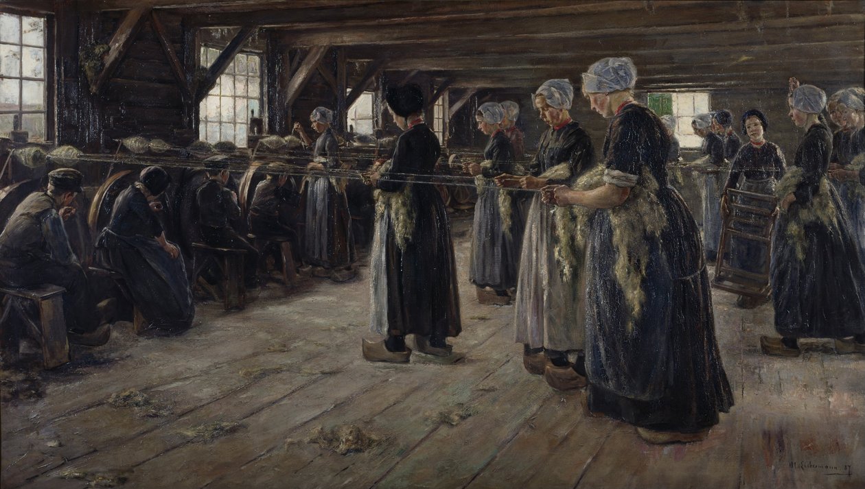 Die Flachsscheune in Laren von Max Liebermann