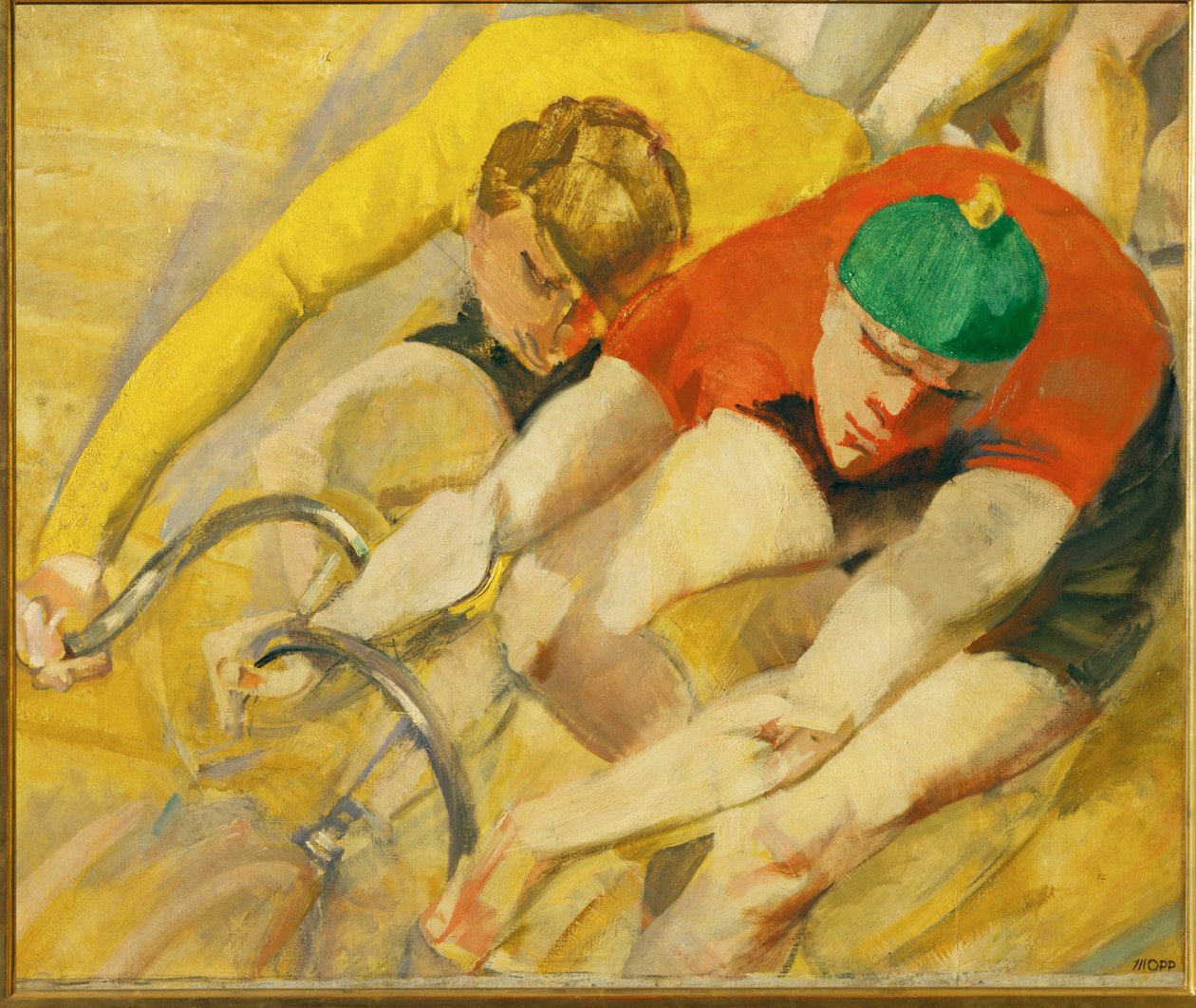 Sechstagerennen im Berliner Sportpalast von Max Oppenheimer