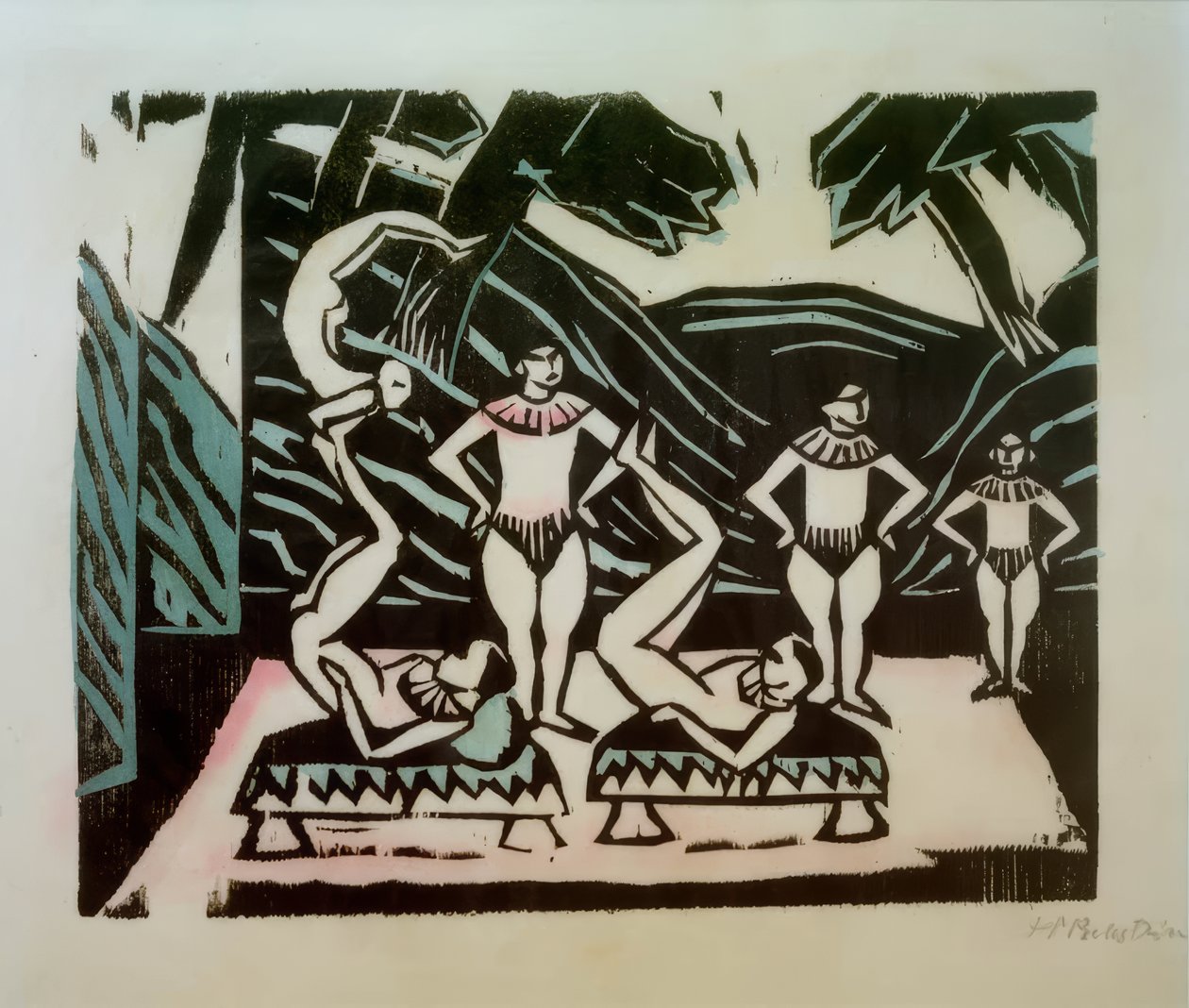 Akrobaten von Max Pechstein