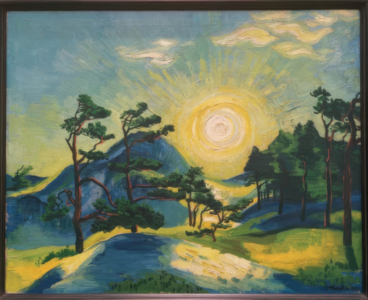 Aufgehende Sonne von Max Pechstein