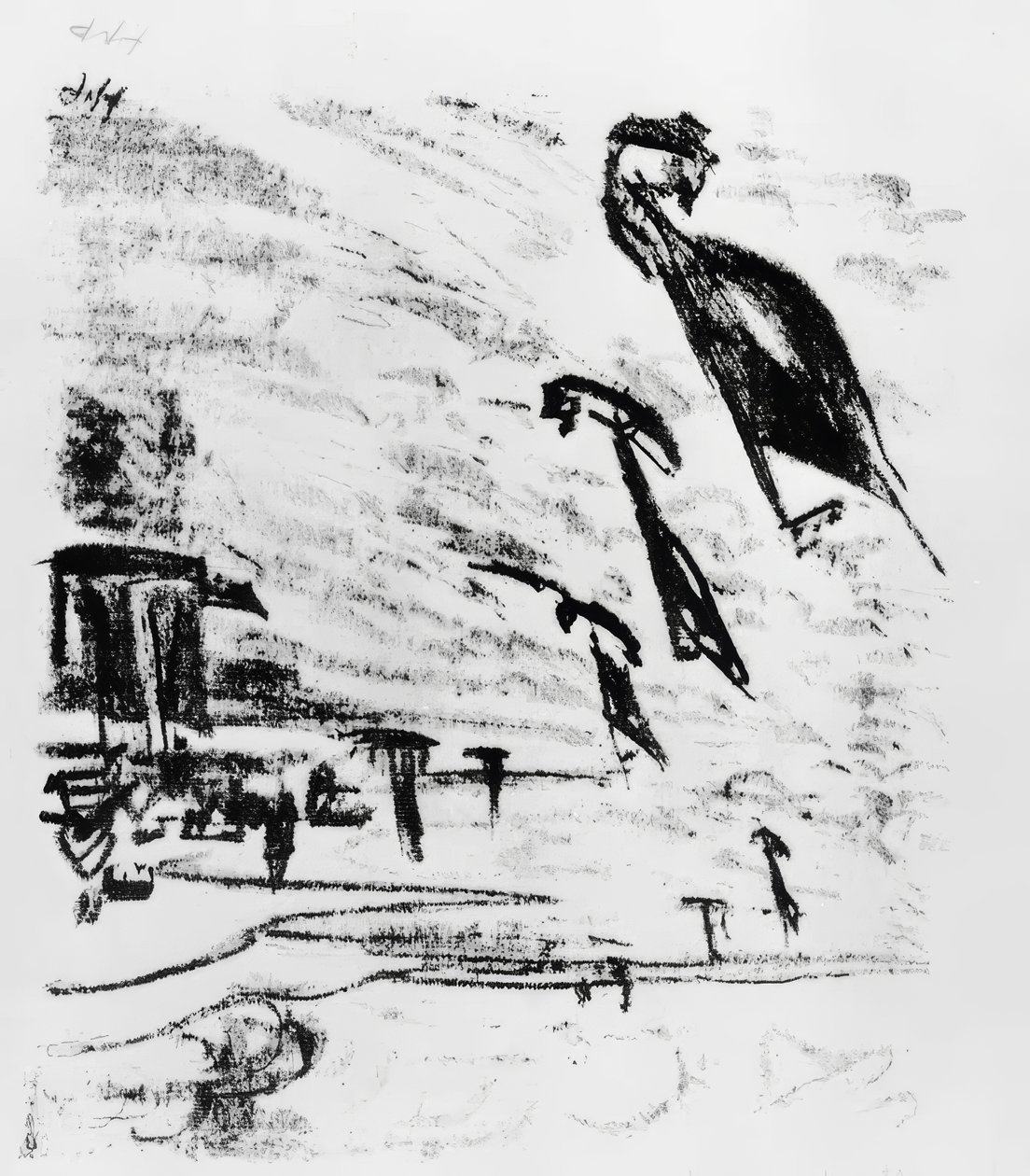 Boote auf dem Haff von Max Pechstein